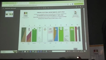 Santa Cruz: Se define el orden de candidatos a la Gobernación y Alcaldía en papeletas, un proceso transparente y accesible