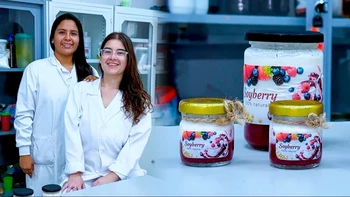 Innovación en alimentación saludable: universitarias crean yogur vegetal sin lactosa con mermelada de frutos rojos.
