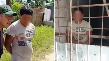 Pareja descubierta abusando de su hija de 7 años, huye con escopeta y es finalmente capturado en dependencias policiales.