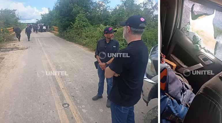 Desalojo forzado de avasalladores en Guarayos: ataque a comitiva que lleva a gobernador y autoridades