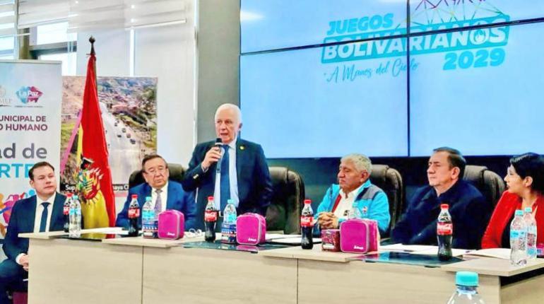 Bolivia lidera el proceso para organizar Juegos Bolivarianos 2029 con La Paz como principal aspirante.