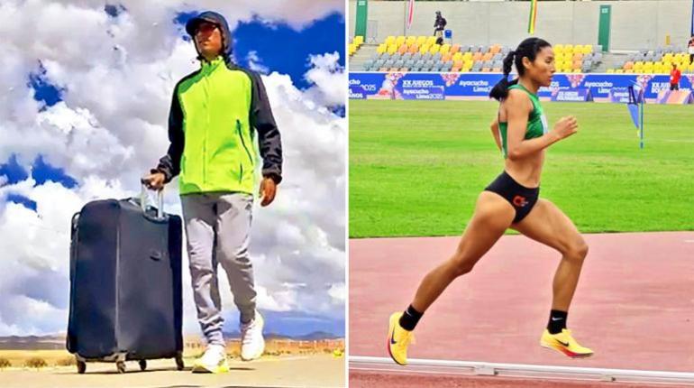 Viaje épico y determinación sin límites: Víctor Hugo Aguilar Mamani llega al Mundial de Cross Country en Estados Unidos.