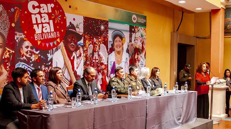Consolidación de la seguridad y promoción del turismo sostenible en el Carnaval de Oruro y Bolivia.