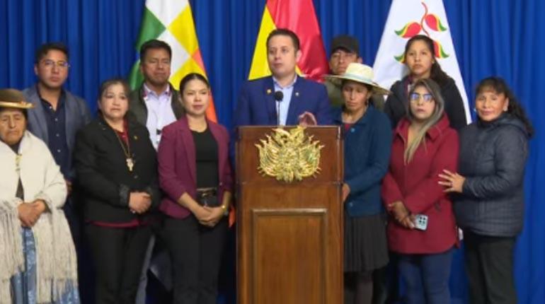 Vicepresidente Edmand Lara convoca acto para celebrar los 17 años del Estado Plurinacional en la Apacheta