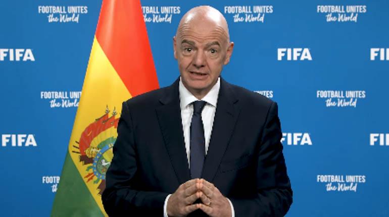 Gianni Infantino desea suerte a la Selección Boliviana en el repechaje al Mundial de 2026 con apoyo FIFA