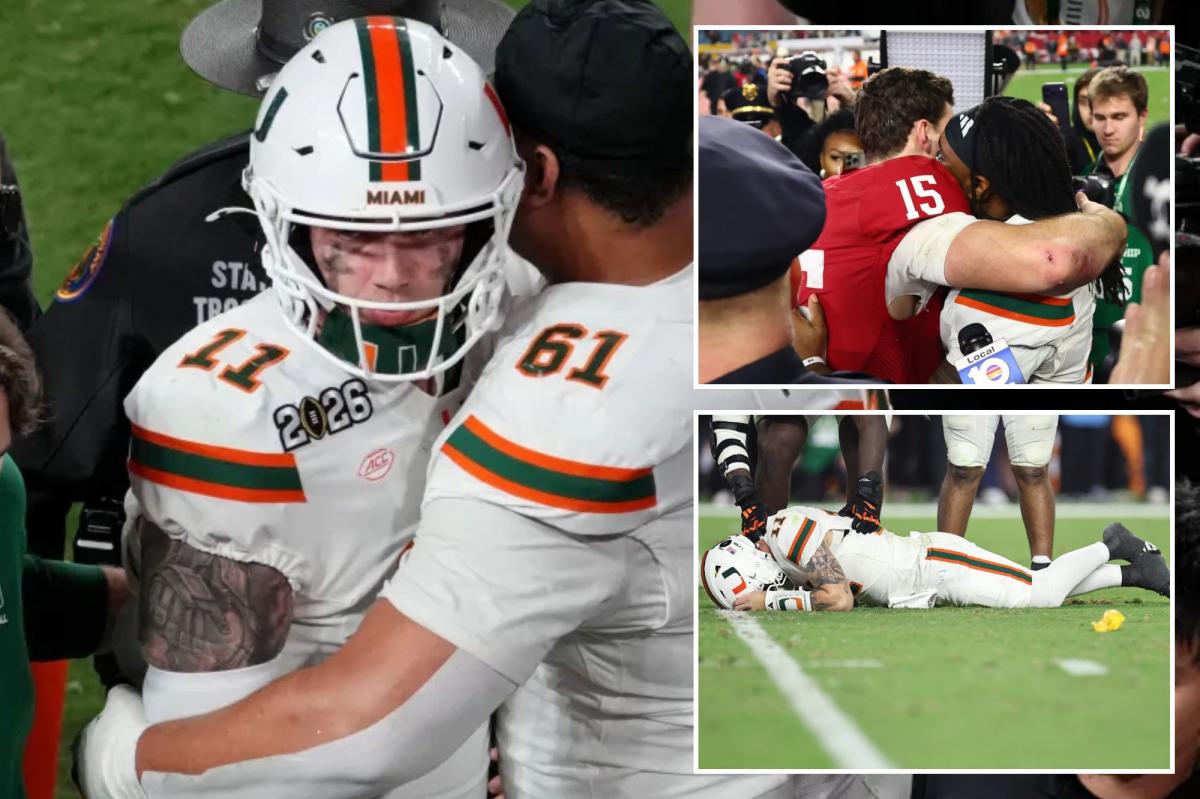 El quarterbacks de Miami Carson Beck enfrenta críticas después de no estrecharse con el rival Indiana después de la derrota