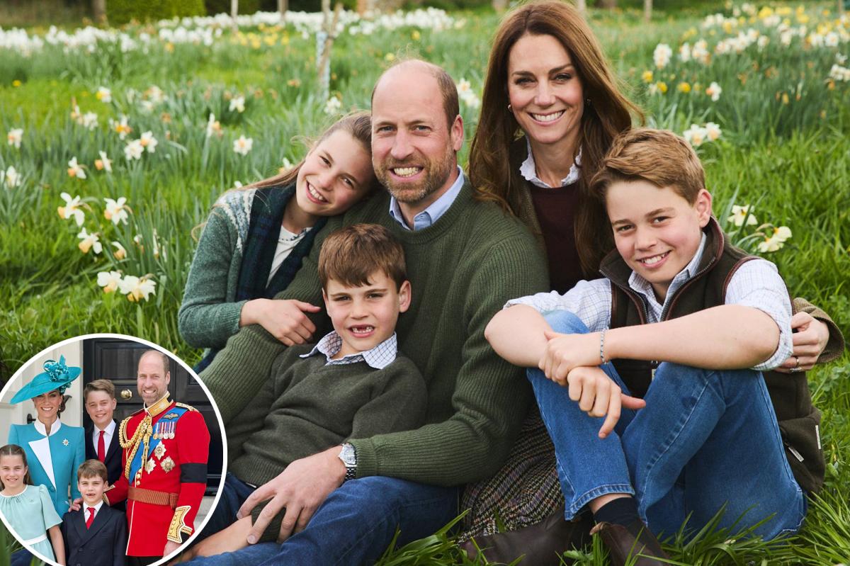 La familia real británica comparte un momento de felicidad en navidad con Kate, Guillermo y sus hijos George, Charlotte y