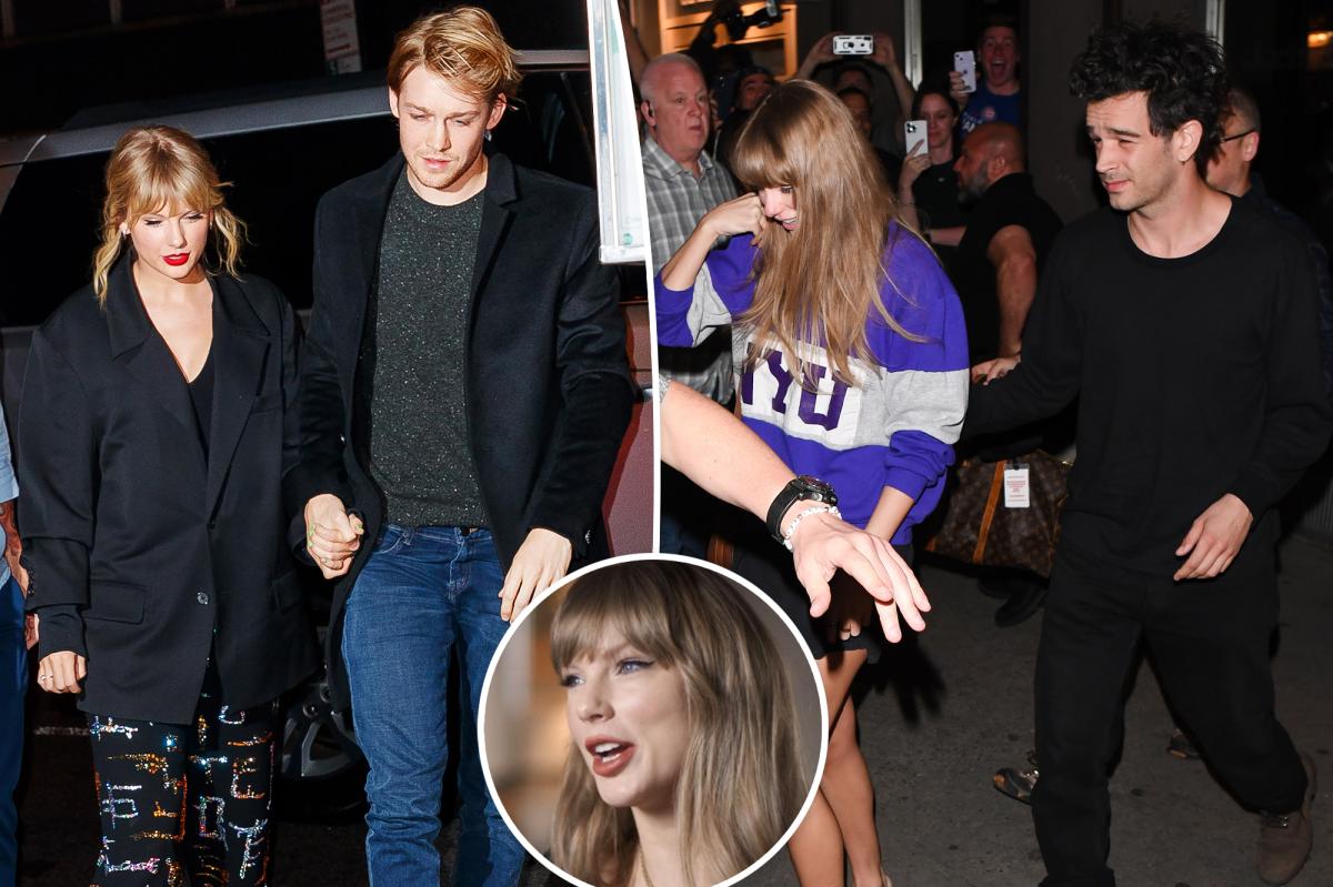 Taylor Swift analiza sus "rupturas duras" con Joe Alwyn y Matt Healy en su nuevo documental series.