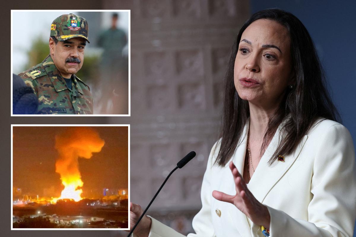 La oposición venezolana liderada por Maria Corina Machado celebra la captura de Nicolás Maduro y apuesta a tomar el poder