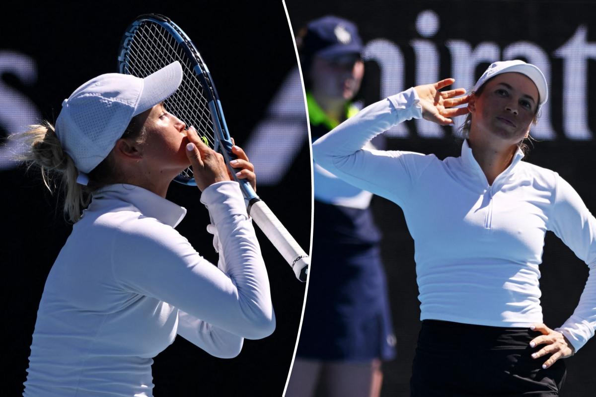 Putintseva desafía la pasión de los partidarios turcos con gestos provocativos en el Australian Open.