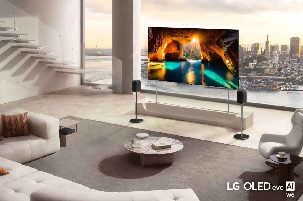 LG presenta su nuevo TV OLED evo W6, un panel de 9mm de espesor con mejoras en brillo, colores y
